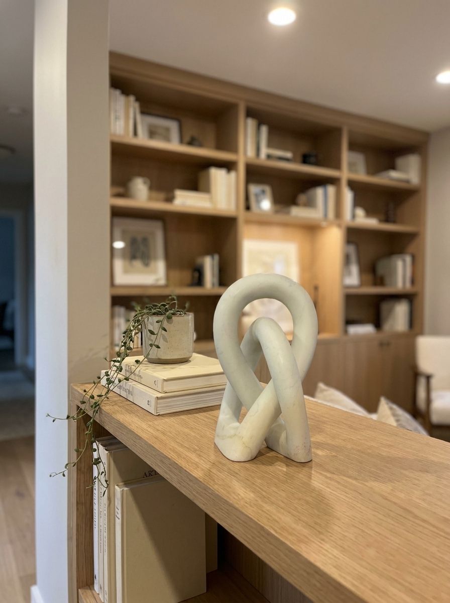 Handcrafted Soapstone Knot Sculpture